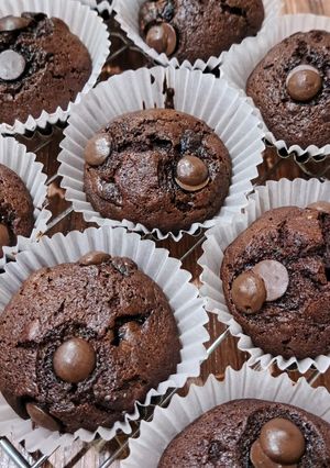 Foto resep Muffin Double Cokelat