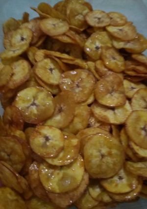 Foto resep Kripik pisang pedas manis asin