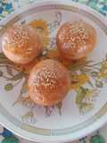 Bollos rellenos de queso crema