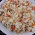 Arroz con verduras salteadas