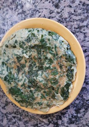 Una foto de Tortilla de acelga