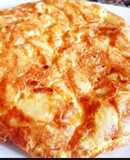 Tortilla con morrón rojo asados