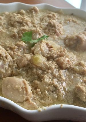 A picture of Bangladesh Mom's White Chicken Curry.