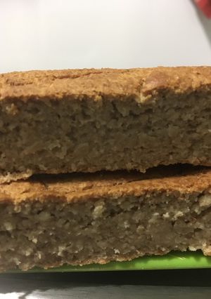 Una foto de Budín de manzana y frutos secos