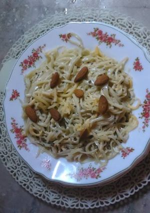 Una foto de Tallarines con crema Liby®