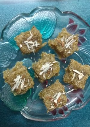 A picture of Apple burfi.