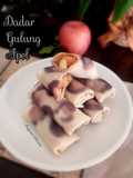 Dadar Gulung dengan isian Apple Pie
