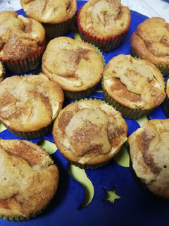 Fahéjas - almás muffin recept fotója