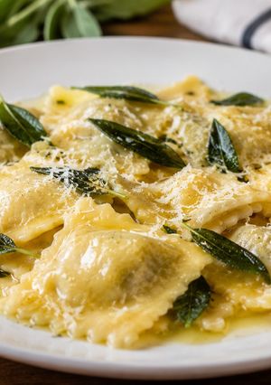 Una foto de Ravioli de Ricota y Espinaca