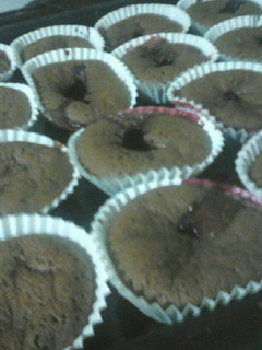 Una foto de Magdalenas chocolatientas