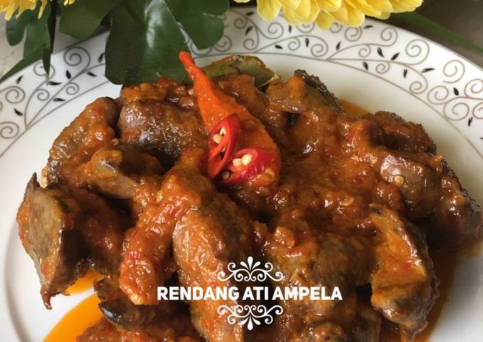 Resep Rendang Ati Ampela 🍛🍛🍛, Enak Banget