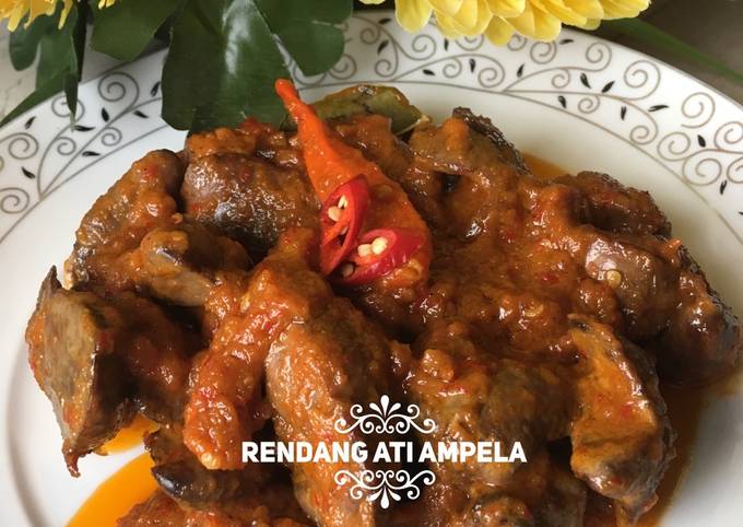 Resep Rendang Ati Ampela 🍛🍛🍛 oleh Kadek Anita - Cookpad