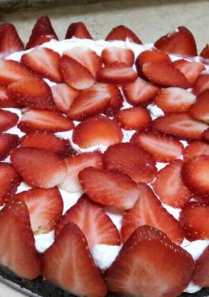 صورة لوصفة تشيز كيك بالفراولة