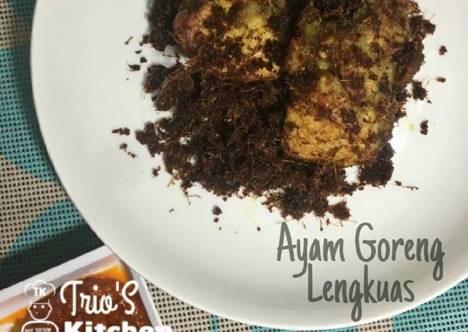 Ayam goreng lengkuas mudah dan cepat