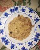 Risotto de setas y champiñones