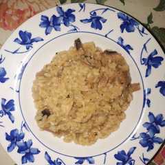 Una foto de Risotto de setas y champiñones