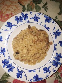 Una foto de Risotto de setas y champiñones