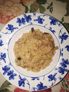 Una foto de Risotto de setas y champiñones