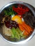 Bibimbab (Nasi campur korea 😆)