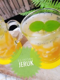 Foto resep Es Degan Jeruk