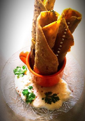 A picture of Aloo Paratha.