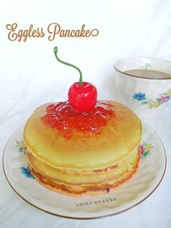 Foto resep Eggless Pancake
