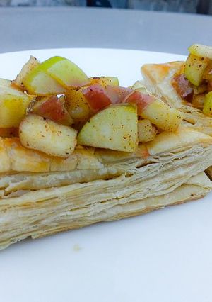 A picture of Puff pastry baskets.