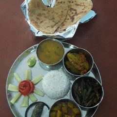 A picture of Satvik thali.