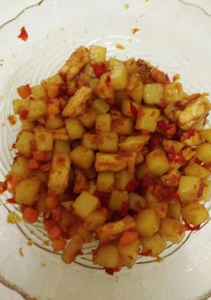 Foto resep Sambel goreng kentang