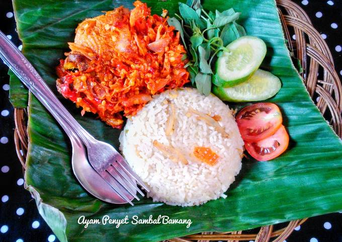 Ayam Penyet Sambal Bawang