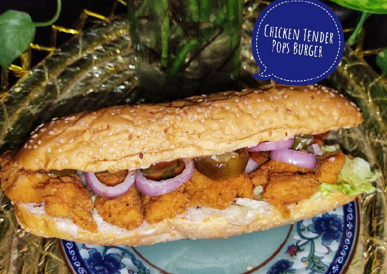 Chicken Tender Pops Burger ðŸ”ðŸ”