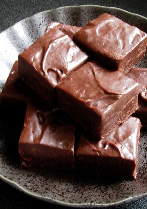 A picture of Super Easy Coffee Chocolate Fudge.