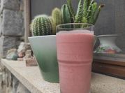 Μια φωτογραφία για smoothies με φράουλα