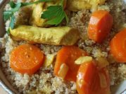 Une photo de quinoa au lait