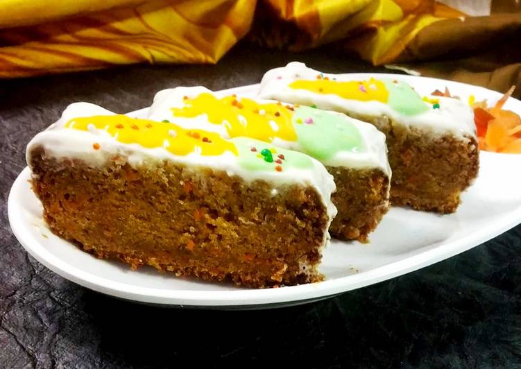 Recipe of Homemade Cinnamon Carrot slices cake