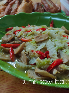 Foto resep Tumis sawi putih bakso