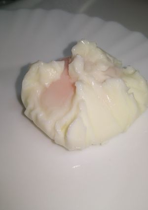 Una foto de Huevo poché