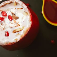 A picture of Anardana Rich kheer.
