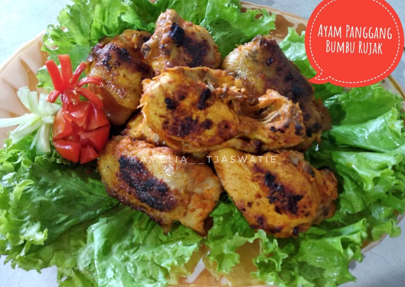13. Ayam Panggang Bumbu Rujak