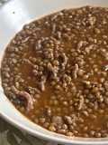 Lentejas con carne molida