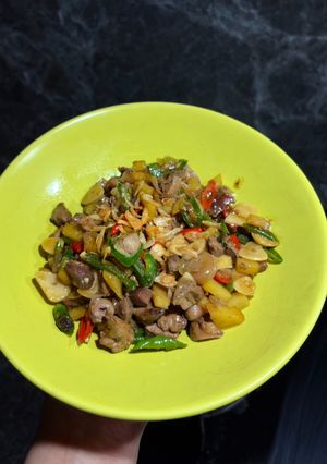 Foto resep Tumis ati ampela kentang cabe ijo