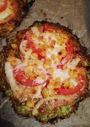 Diétás cukkini pizza recept fotója