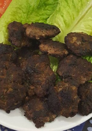 صورة لوصفة كباب مقلي
