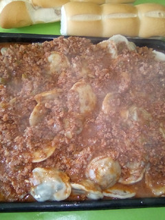 Una foto de Sorrentinos caseros con salsa bolognesa!!