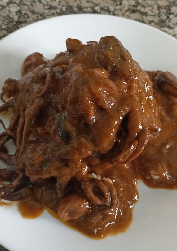 Una foto de Pulpitos encebollados con Monsieur Cuisine