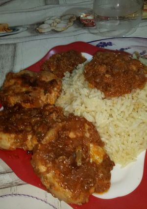 صورة لوصفة سمك ليسبادون مع صلصة