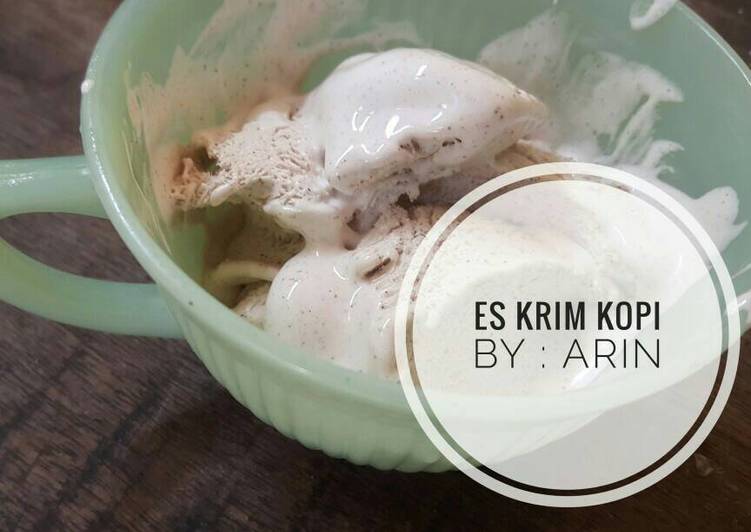 Bagaimana Menyiapkan Es krim kopi anti gagal yang Menggugah Selera