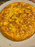Tortilla sin patata y con sabor a chorizo