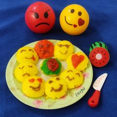 A picture of Emoji Rava Idli.