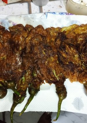 A picture of Tortang talong/Eggplant omelette.